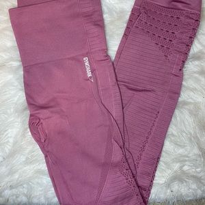 Gymshark Energy + Seamless Leggings in Dusky Pink